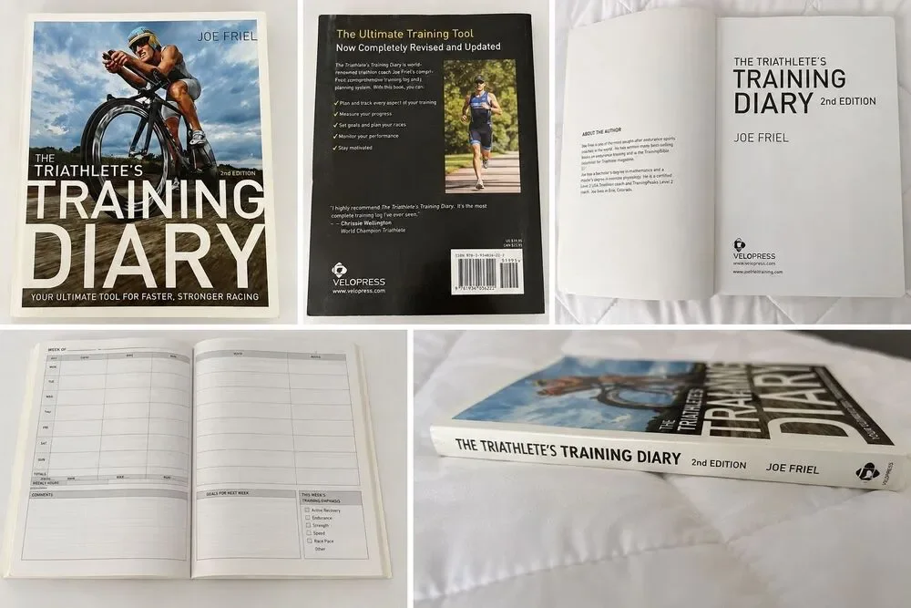 Joe Friel Triathlete’s Training Diary 2nd Edition Triathlon Workout Log